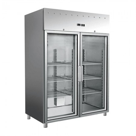 Dulap frigorific, usi din sticla, volum 1476 litri, dimensiuni 1480x830x2010mm, putere 450W