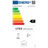 Vitrina dubla verticala de refrigerare cu canopy, 2 usi batante, temperatura de, lucru 1°C÷10°C