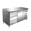 Masa rece, 1 usa si 3 sertare, capacitate 314 litri, dimensiuni 1360x700x860mm