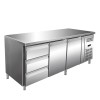Masa rece, 2 usi si 3 sertare, capacitate 465 litri, dimensiuni 1795x700x860mm