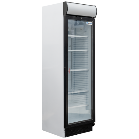 Vitrina verticala de refrigerare, temperatura de  lucru 1°C-10°C, volum 345 litri