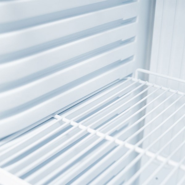Vitrina dubla verticala de refrigerare cu canopy, 2 usi batante, temperatura de, lucru 1°C÷10°C